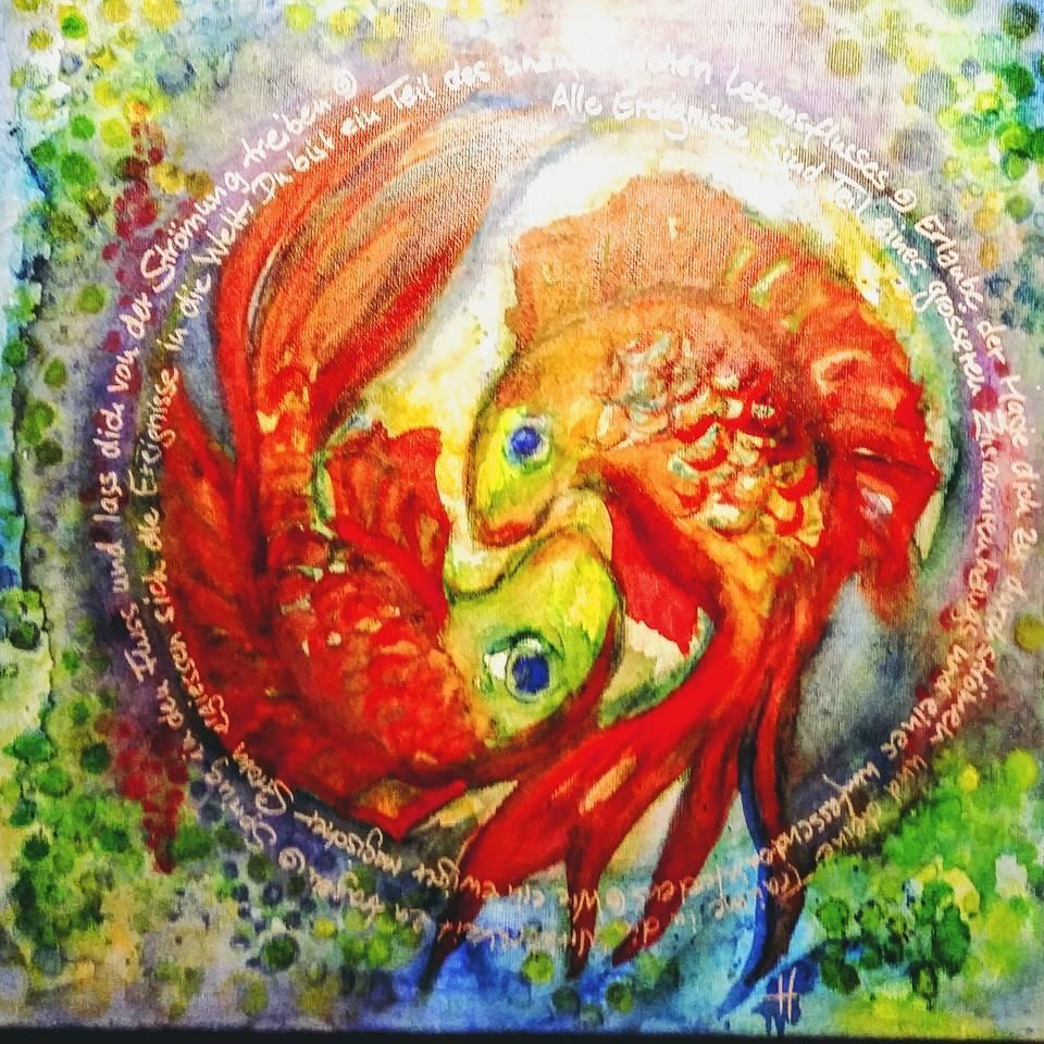 Aquarellzeichnung Worttor