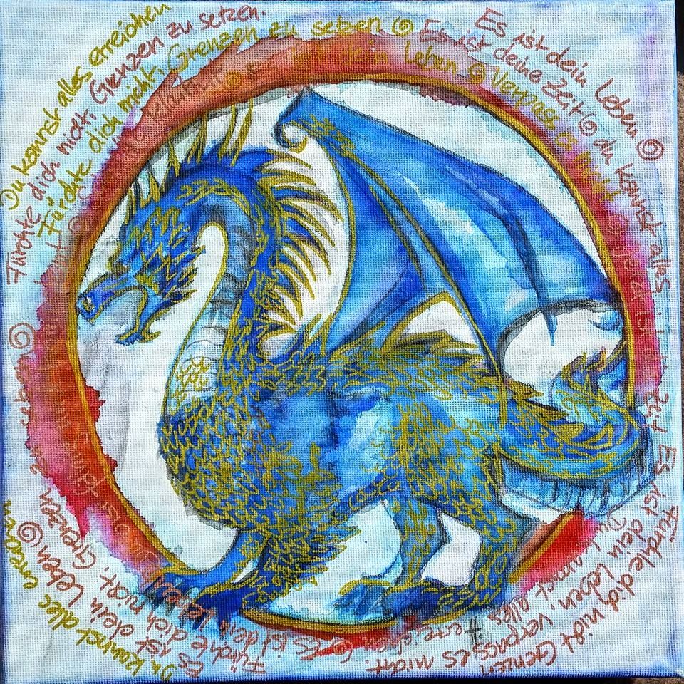 Aquarellzeichnung Worttor