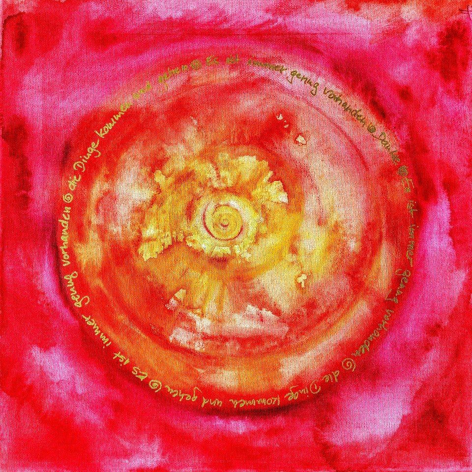 Acrylzeichnung Worttor