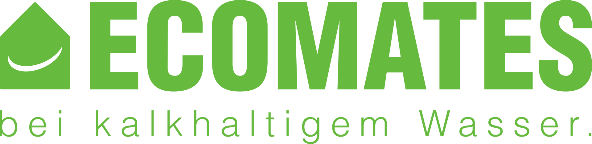 Logo Ecomates, Ecomates Kalkschutzgeräte, Ecomates bei kalkhaltigem Wasser