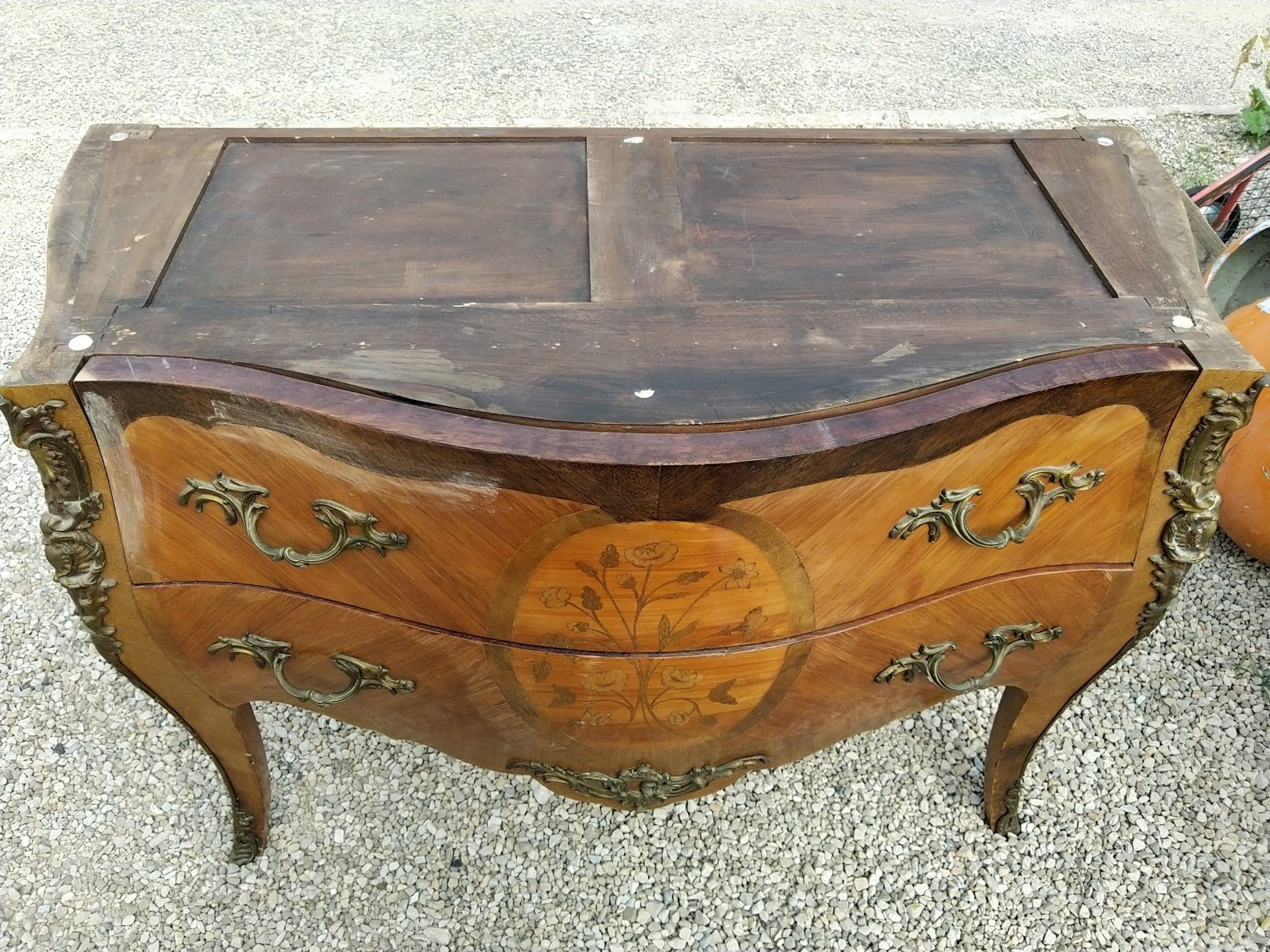 commode avant restauration