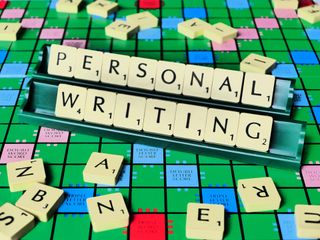 bespoke scrabble pictures titled personal writing