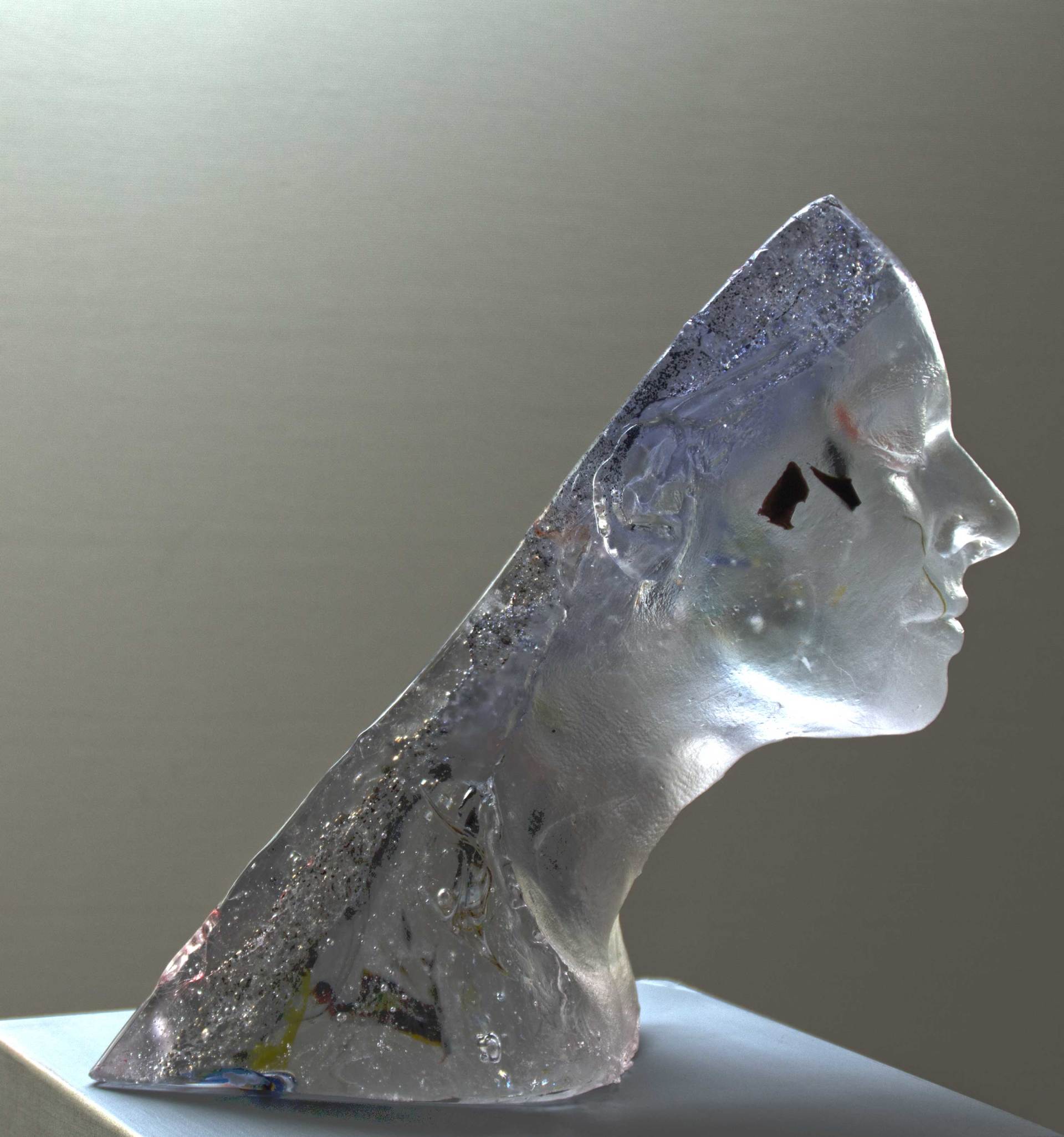 Portrait aus Glas, Portraitskulptur