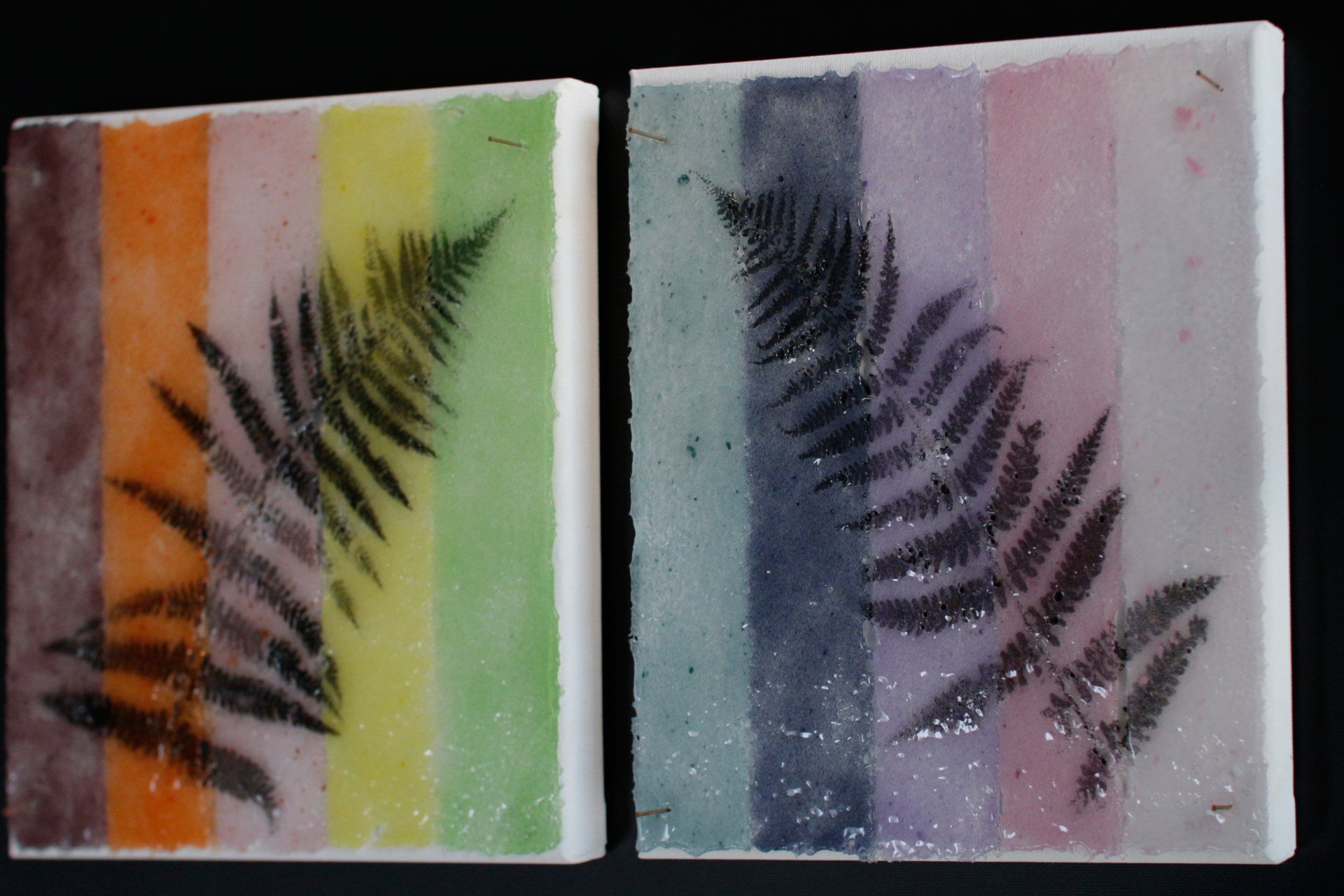 Pate de Verre Bilder Glas, Farn Anett Tanger