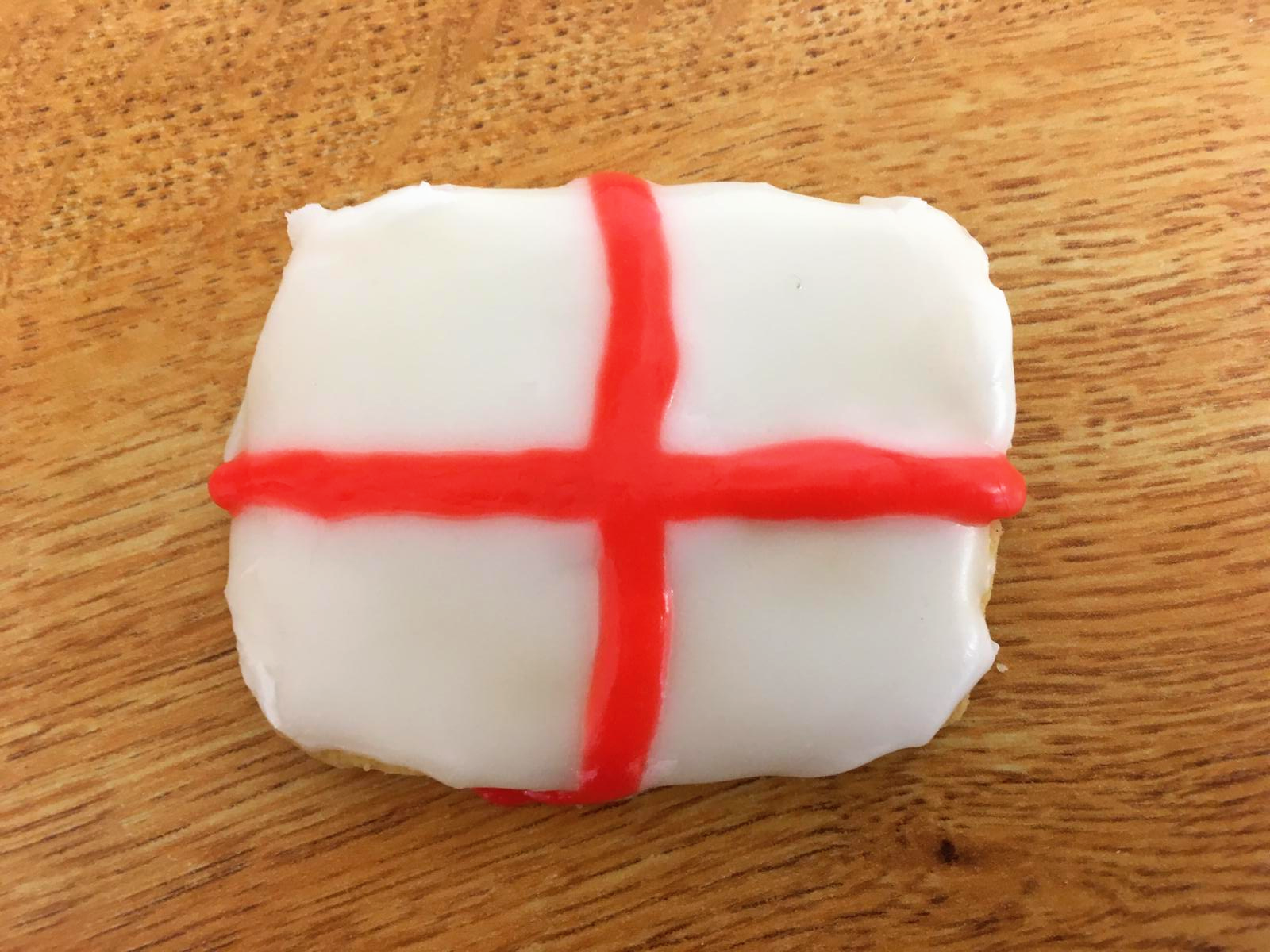 St George's Day biscuits - children's extracurricular cooking class