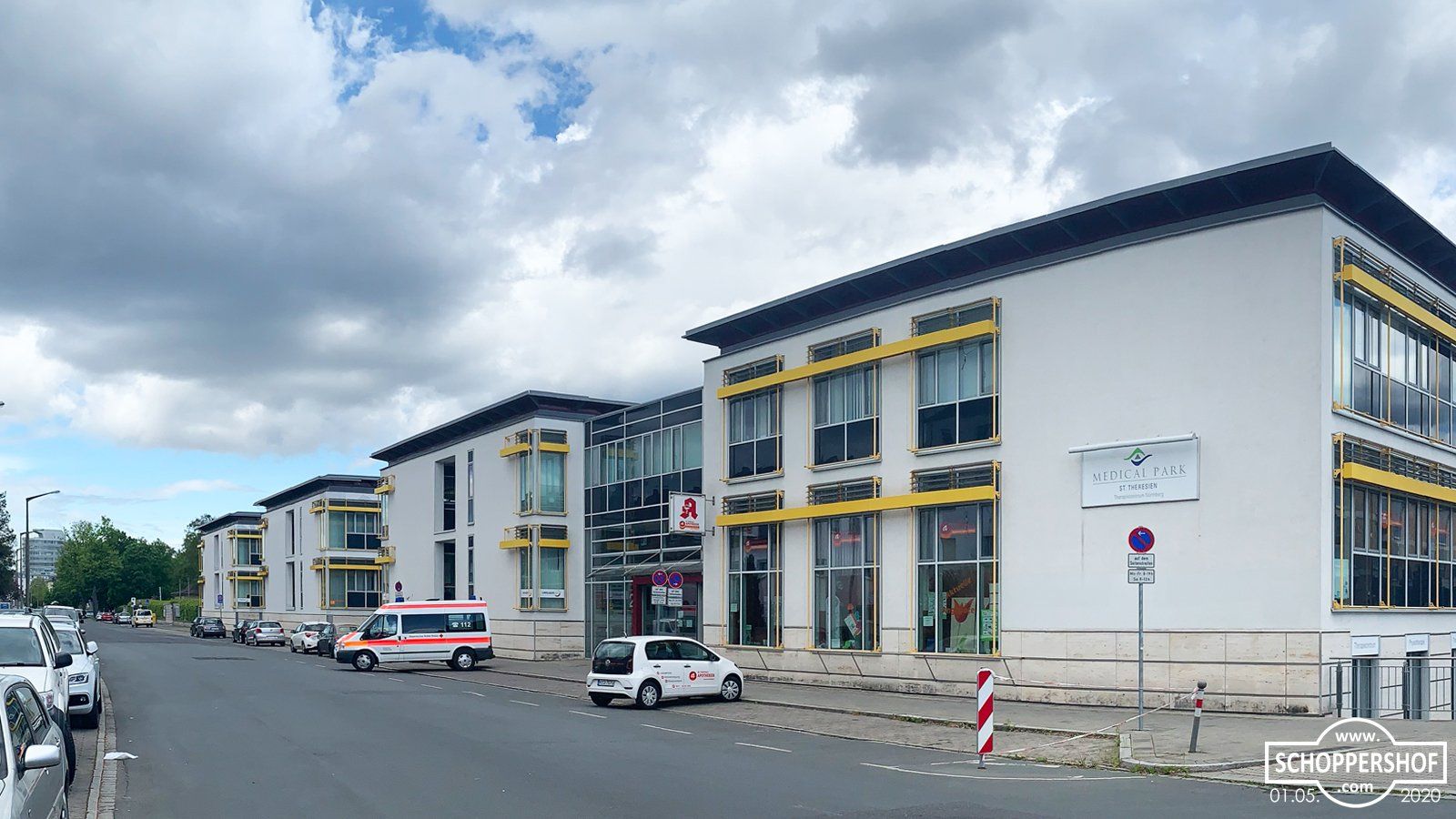 Das St. Theresien-Krankenhaus in Nürnberg-Schoppershof