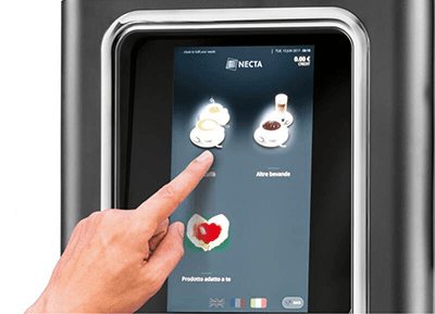 Kaffee Verkaufsautomat Opera Touch Display