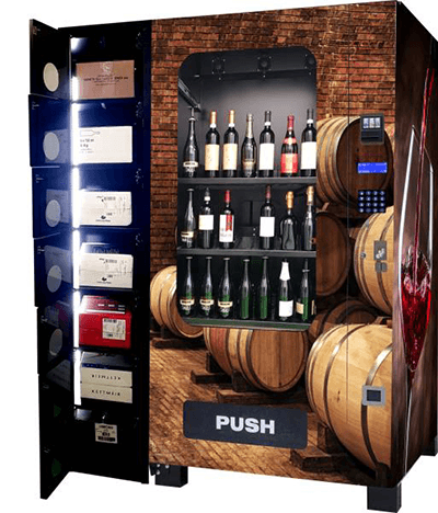 XL Weinautomat mit Boxen