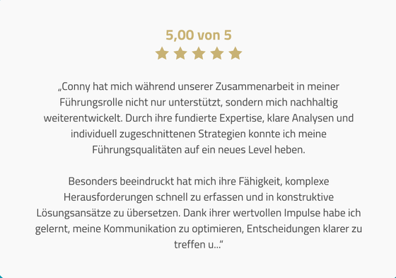 4. Kundenbewertungen ProvenExpert Conny Frank