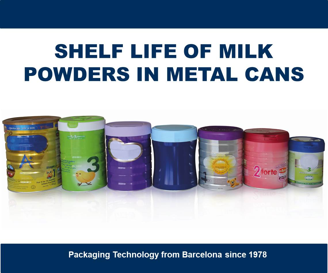 SHELF LIFE OF MILK POWDERS IN METAL CANS
