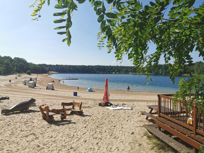Heidesee Holdorf aus der Vogelperspektive