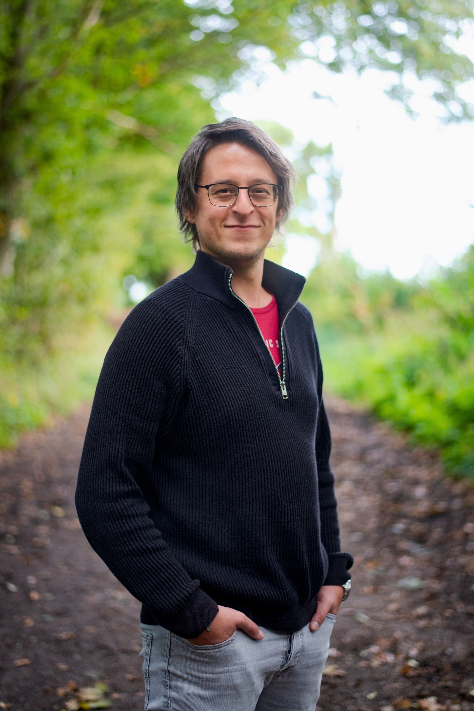 Sven Martin, Inhaber und Ansprechperson, Profilbild im Wald