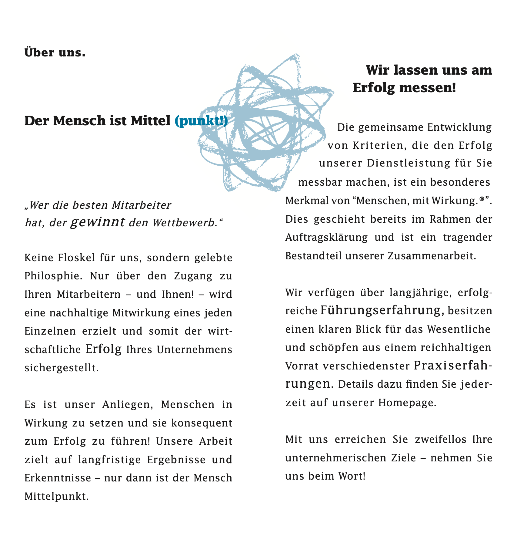 Menschen mit Wirkung - Gründungsdokument aus 2006