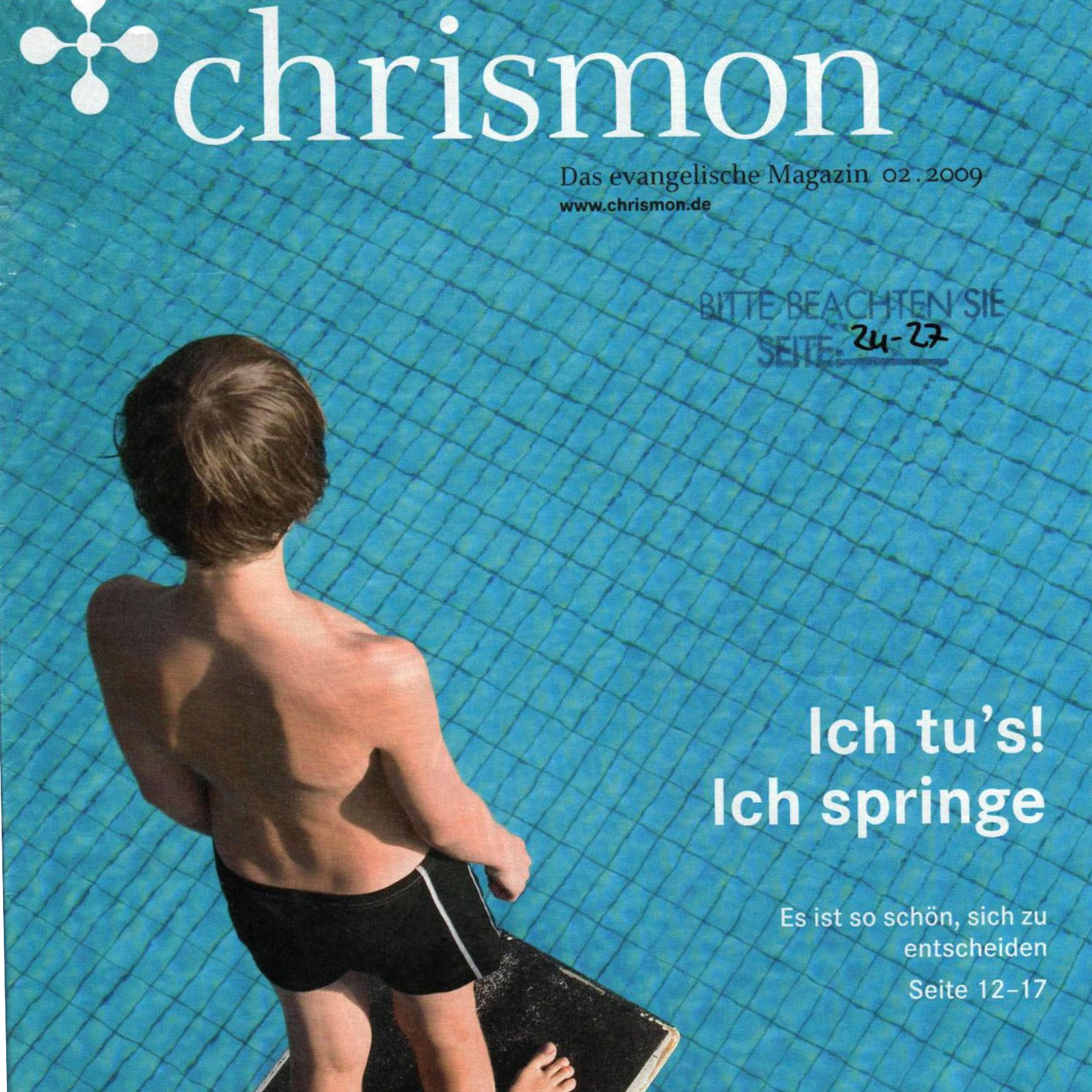 Cover der Zeitschrift chrismon