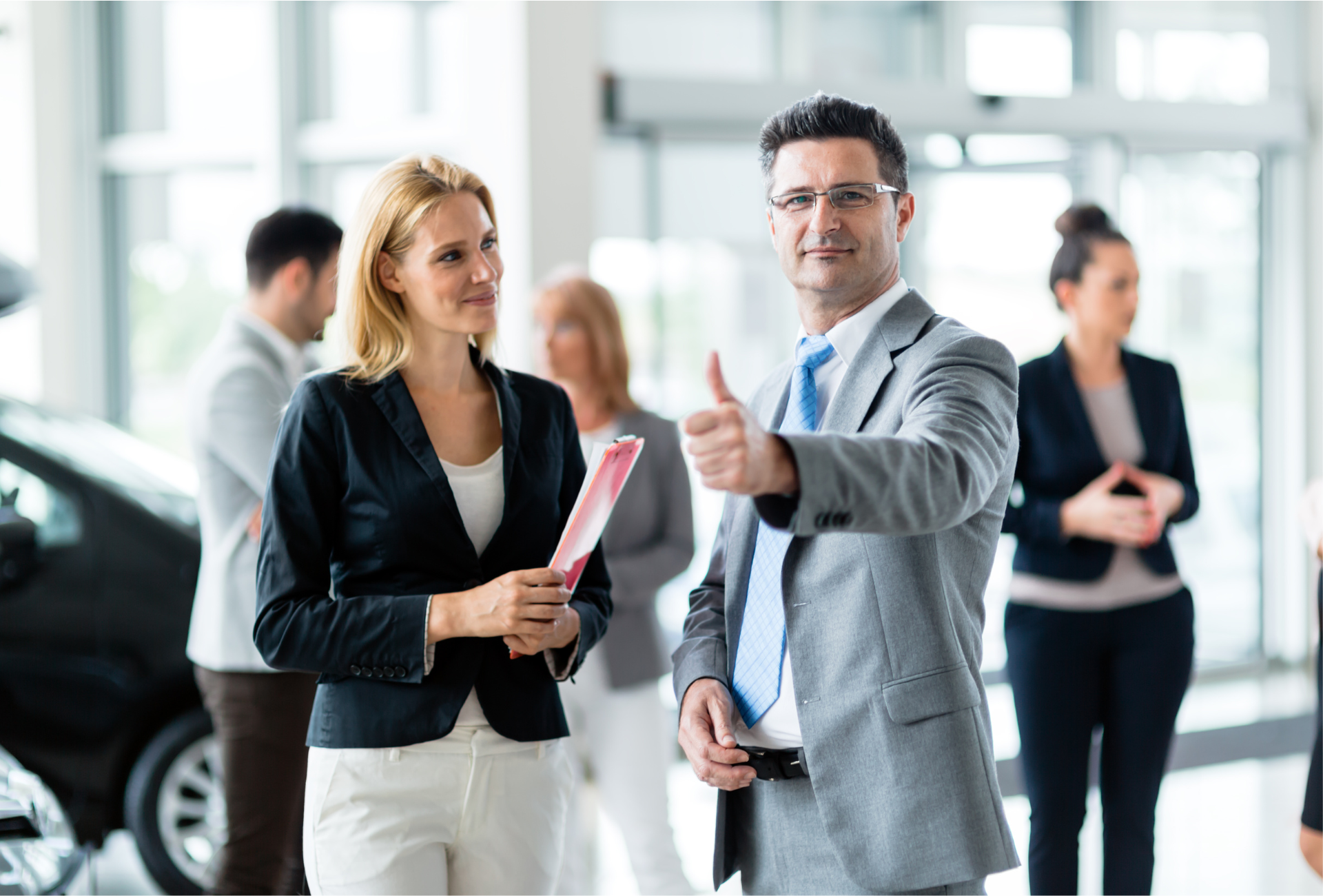 Eine Szene aus der Automotive-Branche