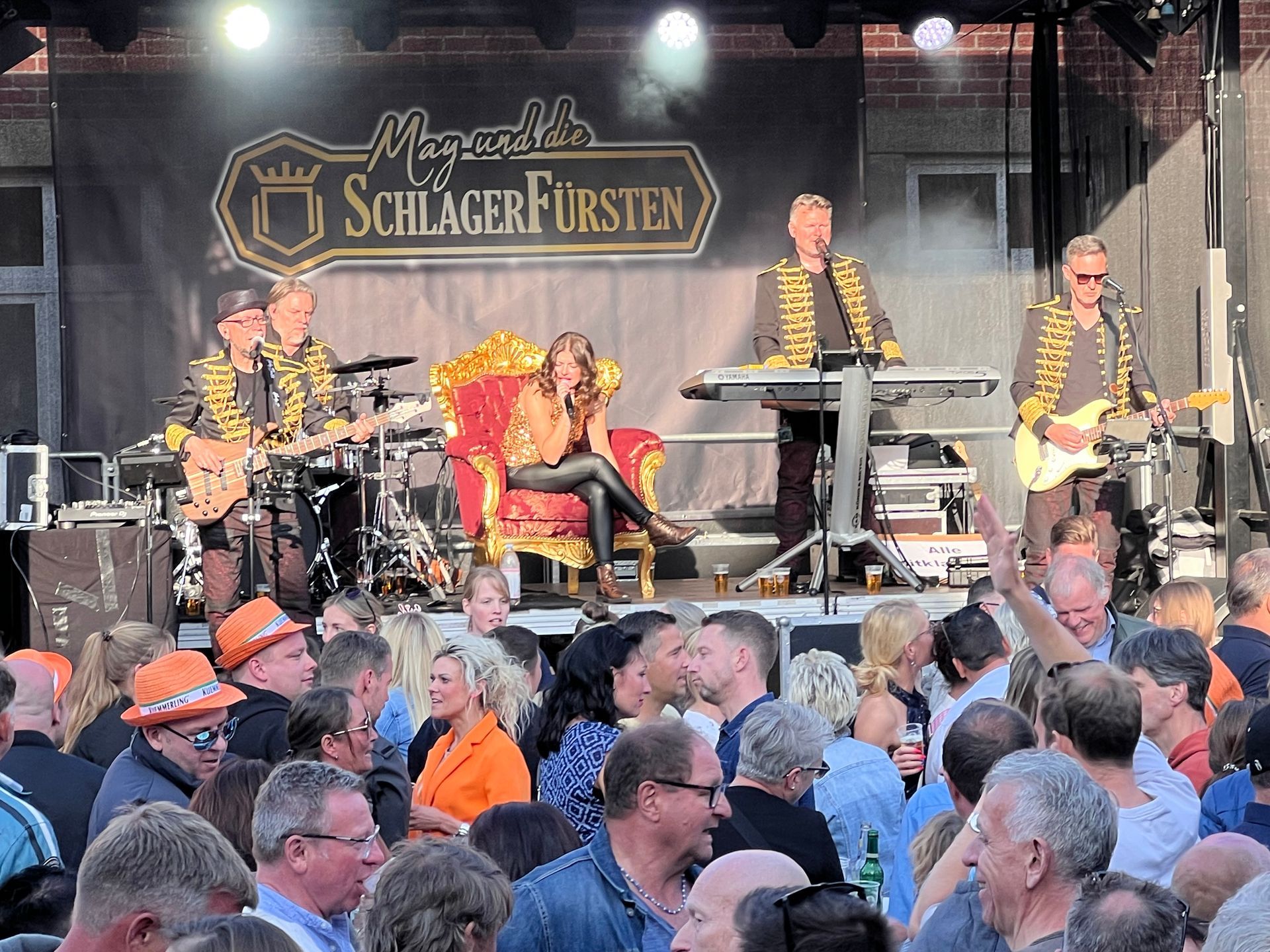 Vatertagsparty im Dorf Münsterland