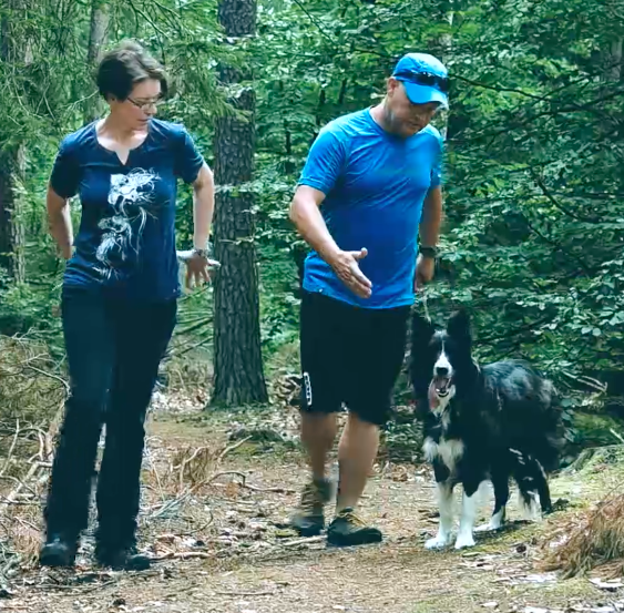 Training im Wald  bei Viersen