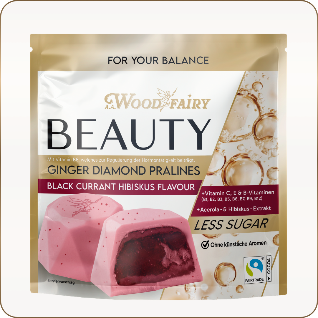 Woodfairy Beauty - Ginger Diamond Pralines Black Currant Hibiscus