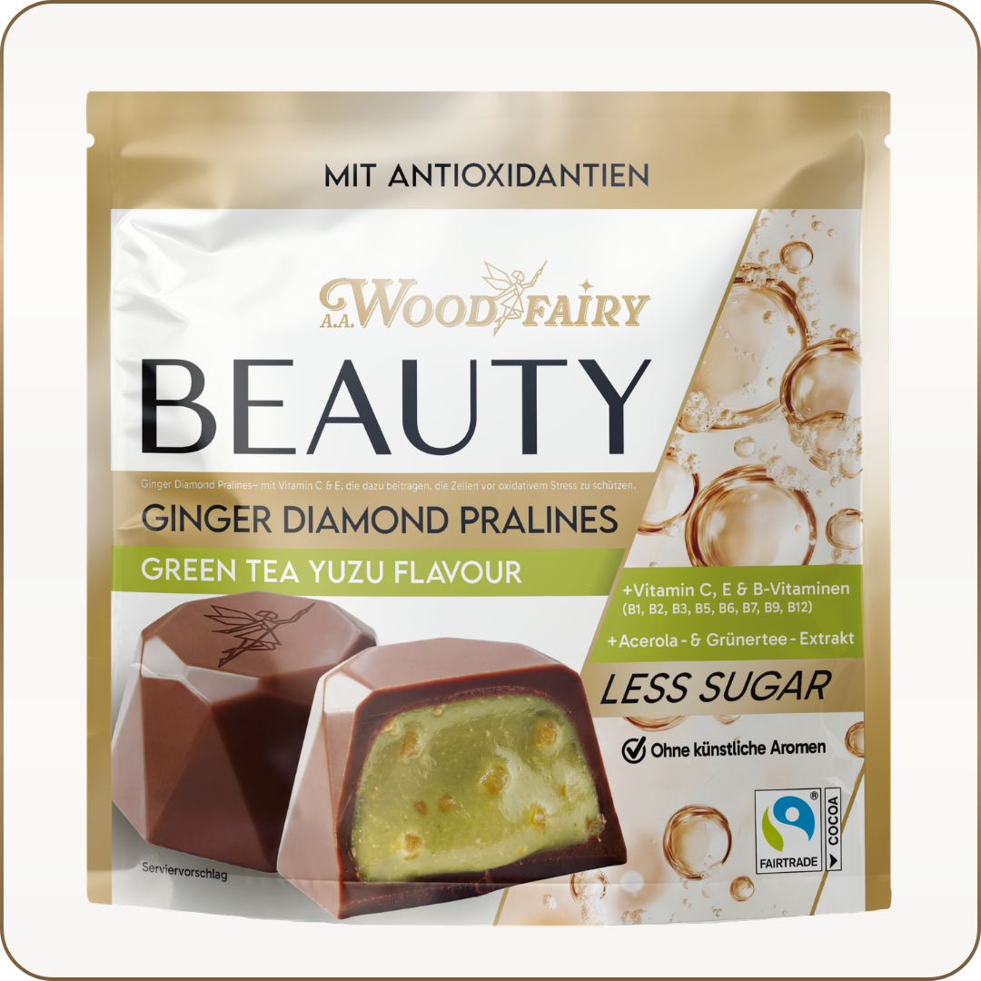 Woodfairy Beauty - Ginger Diamond Pralines Green Tea Yuzu