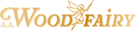 A.A. Woodfairy Logo Gold