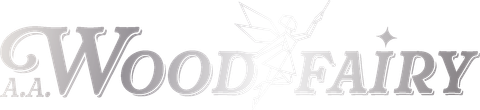 A.A. Woodfairy Logo Silber