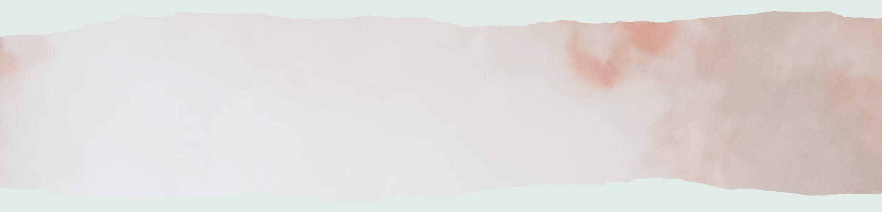 rosa Aquarellstreifen auf hellblauem Hintergrund