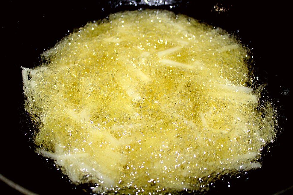 patata frita tostada color crujiente receta bacalao dieta