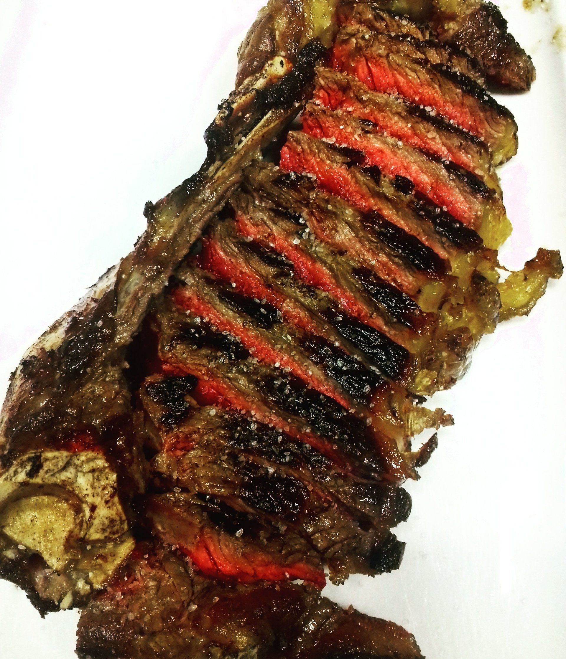 cowboy dinner beef txuleton ternera amigos friends