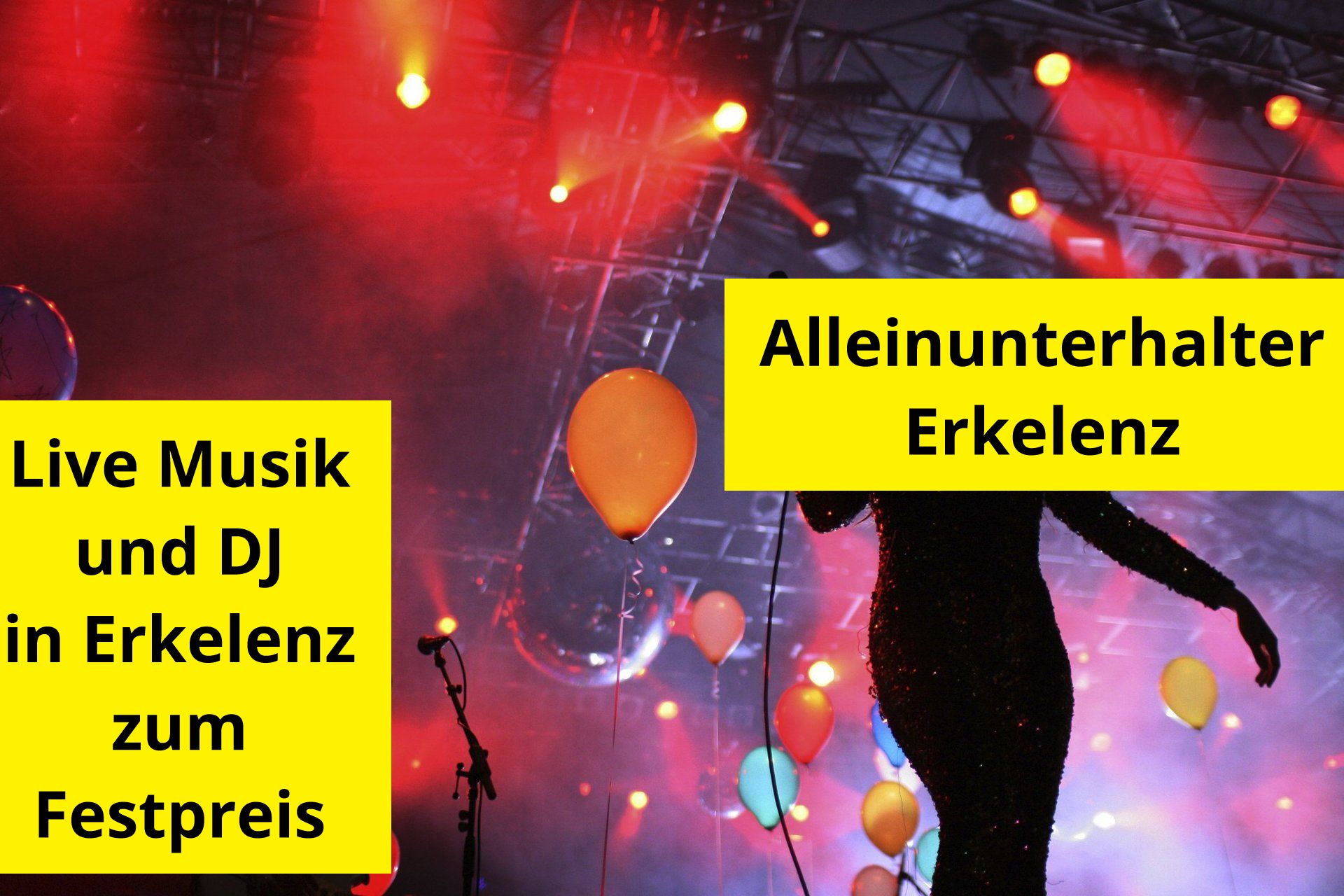 Live Musik und DJ mit Alleinunterhalter in Erkelenz