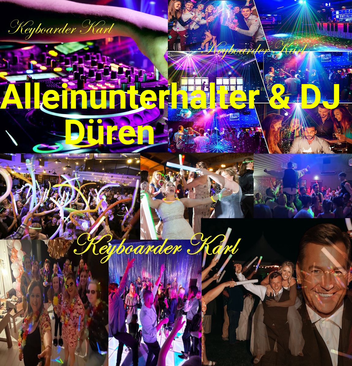 Buchen sie hier den Alleinunterhalter Düren und Party DJ Düren mit Live Musik und DJ Musik 