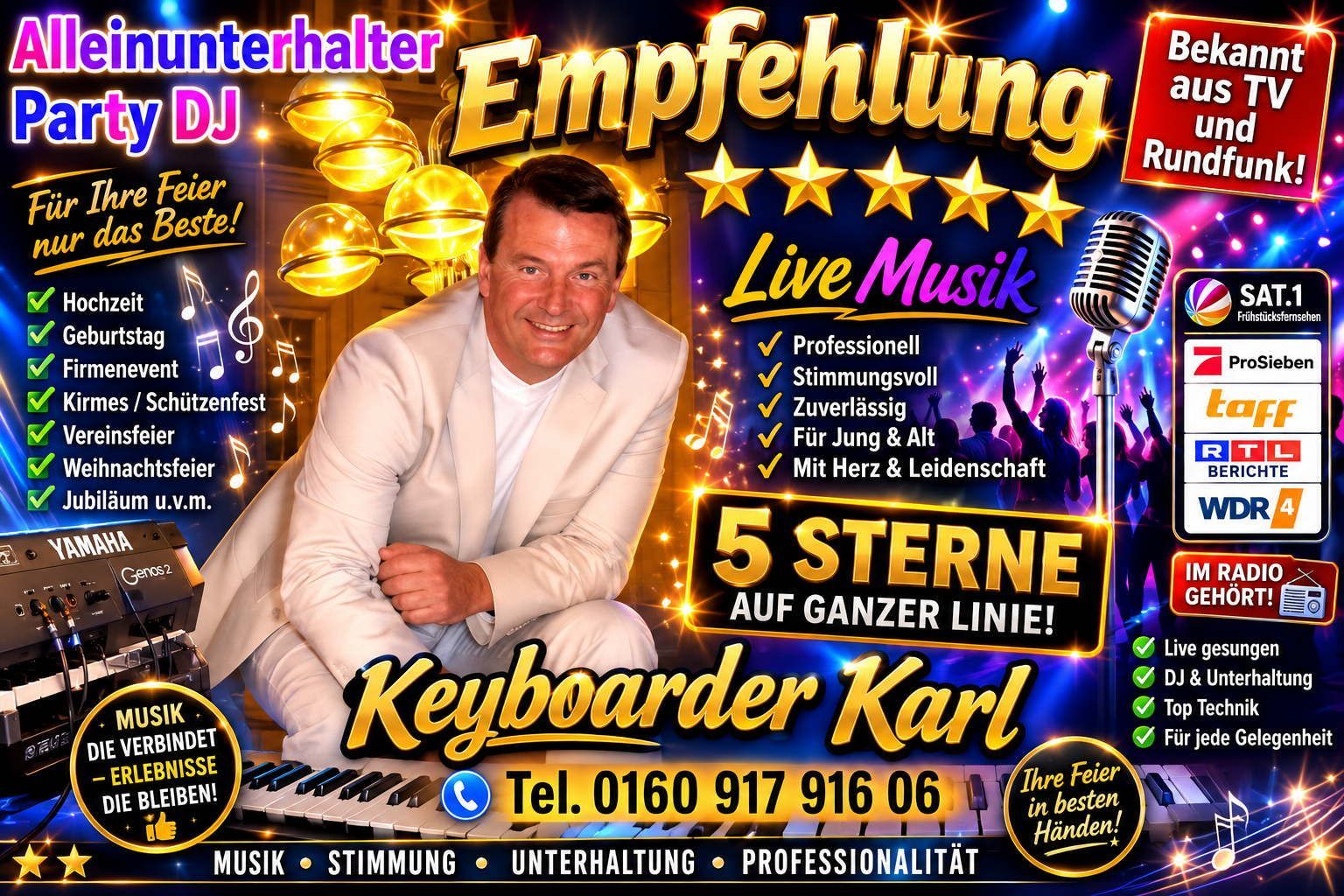 Alleinunterhalter und DJ Übach Palenberg
