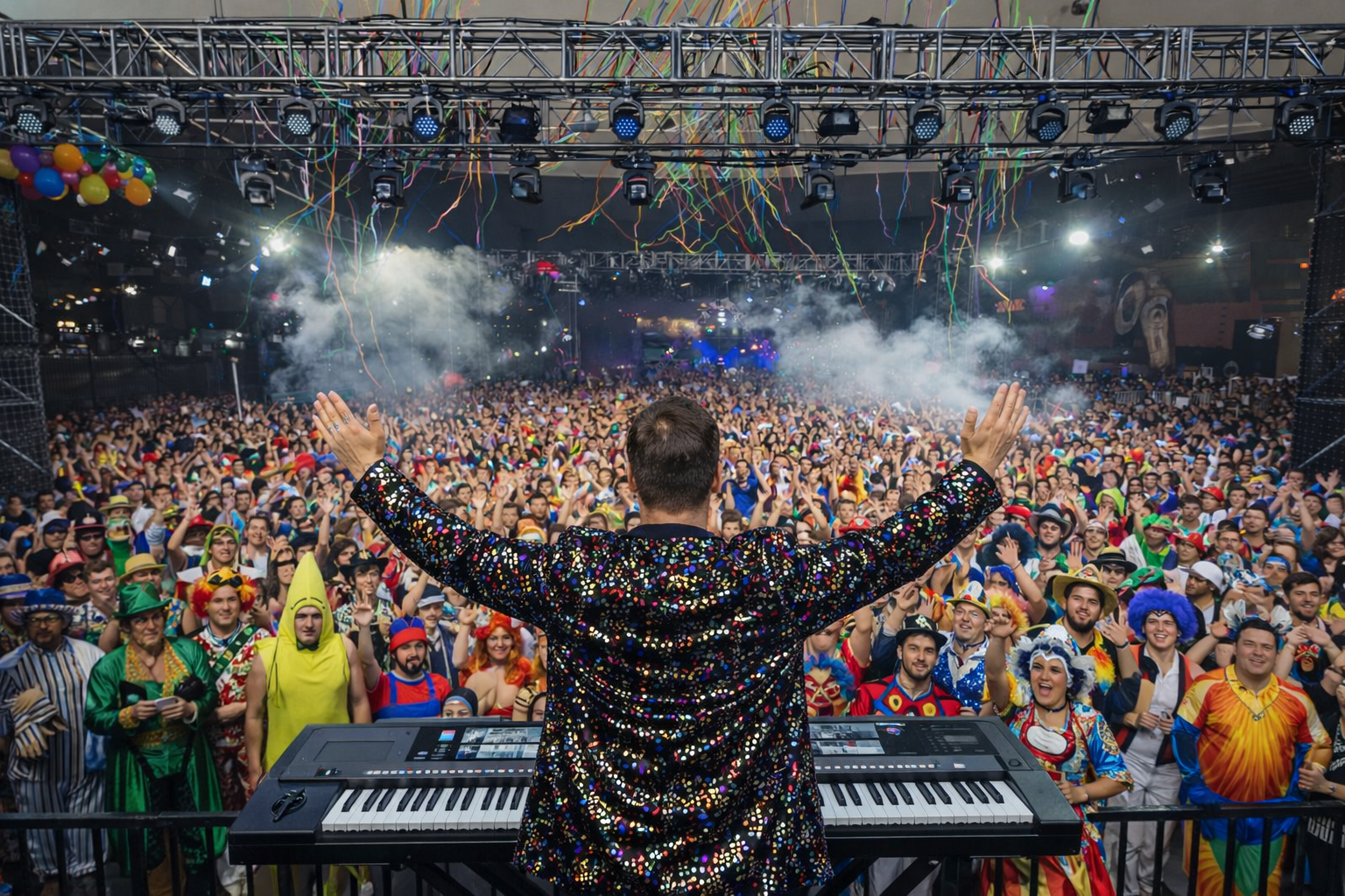 Karneval - kein Problem ! Als Alleinunterhalter und Dj ist Keyboarder Karl hervorragend auch für Karneval einsetzbar