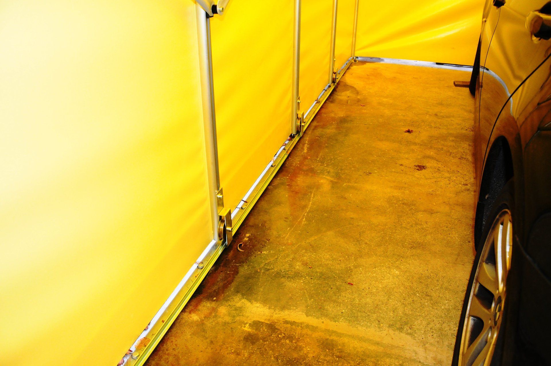 Garage, Faltgarage, Spieler-Tunnel, Hallen zusammenschiebbar