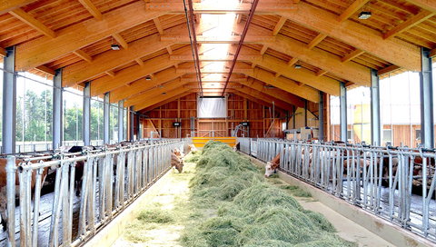 Neubau Heumilchstall mit Melkhaus und Heutrocknungsanlage