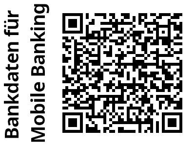 Bankdaten für Mobile Banking