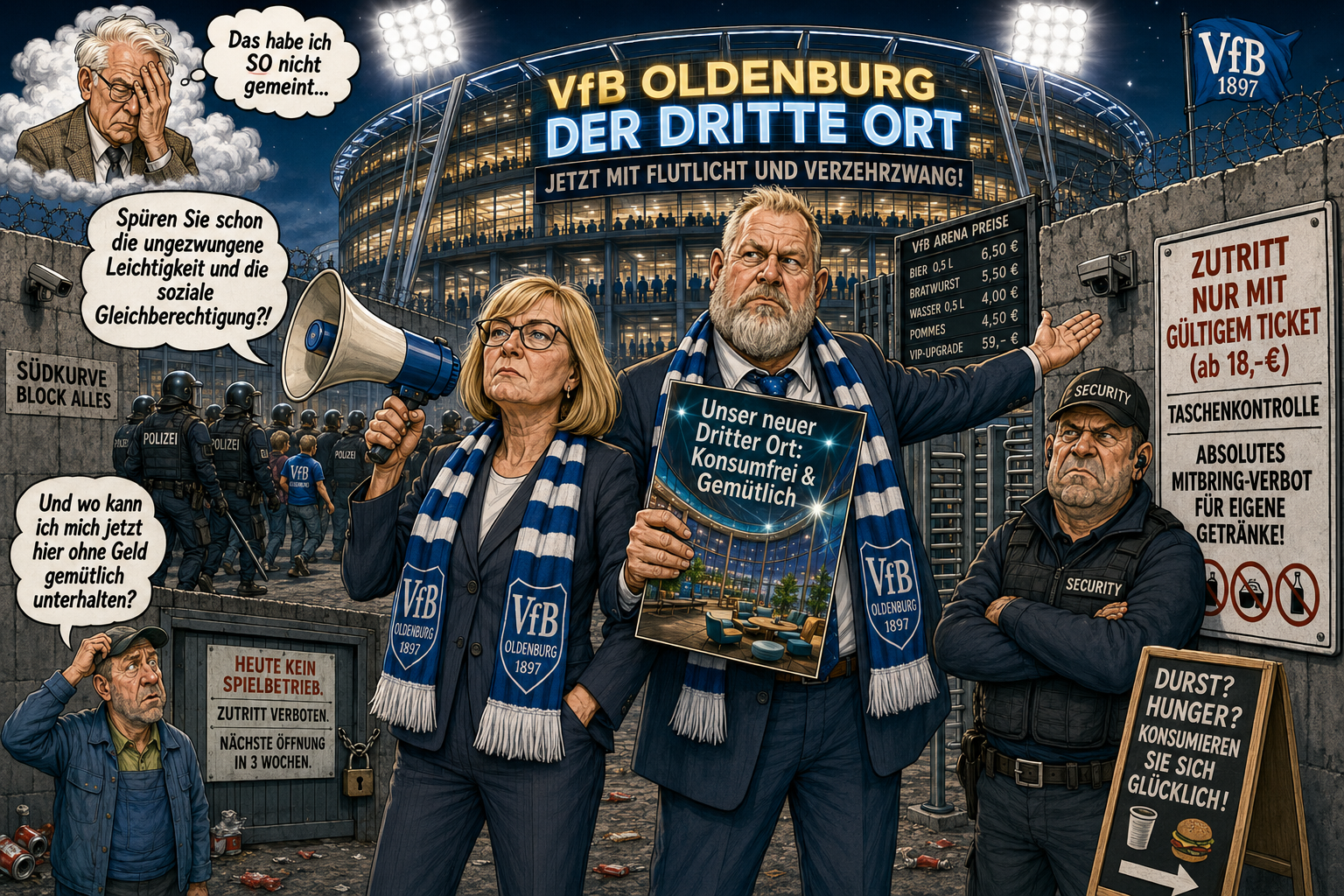 Ein Drittliga-Stadion ist KEIN Dritter Raum