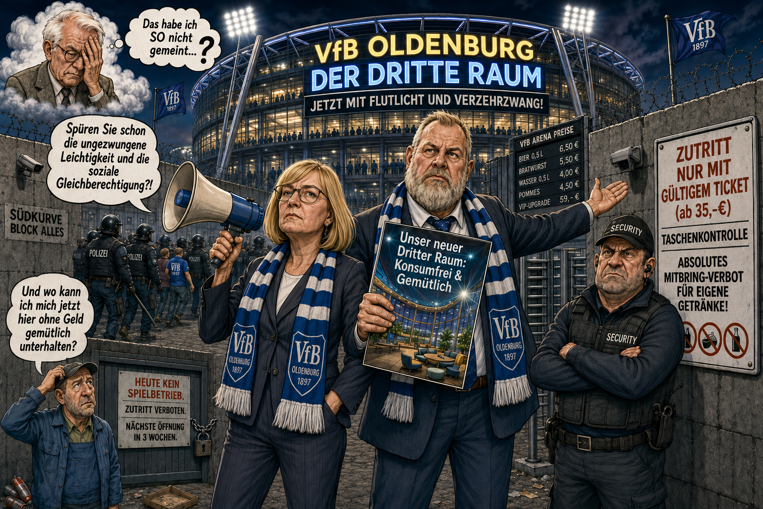 Ein Drittliga-Stadion ist kein Dritter Raum