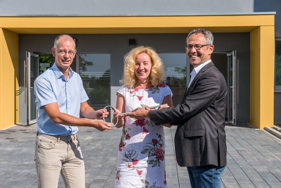 Schlüsselübergabe der SBBS “F.J. Bertuch” in WeimarSchöndorf