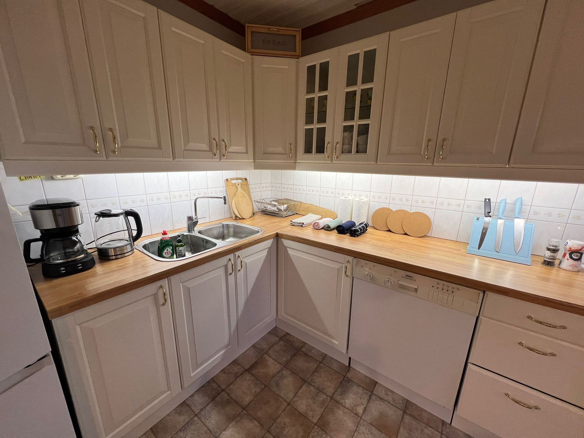 Vollausgestattete Küche Villa Aurora Moskosel