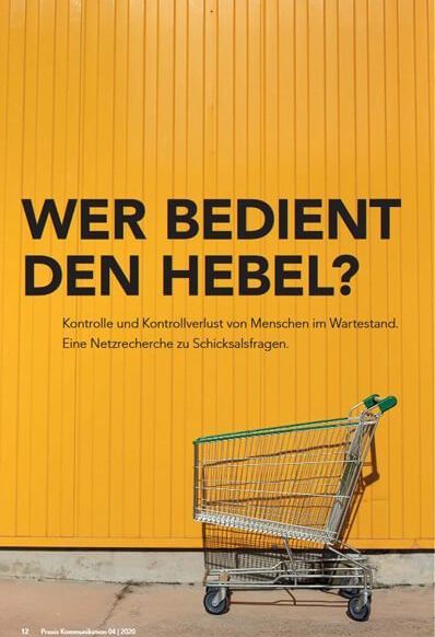 Titelbild Zeitschriftenartikel: Wer bedient den Hebel?