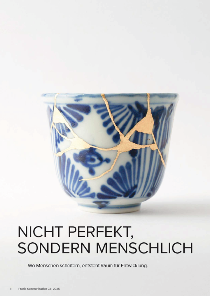 Titelbild Zeitschriftenartikel Nicht perfekt, sondern menschlich