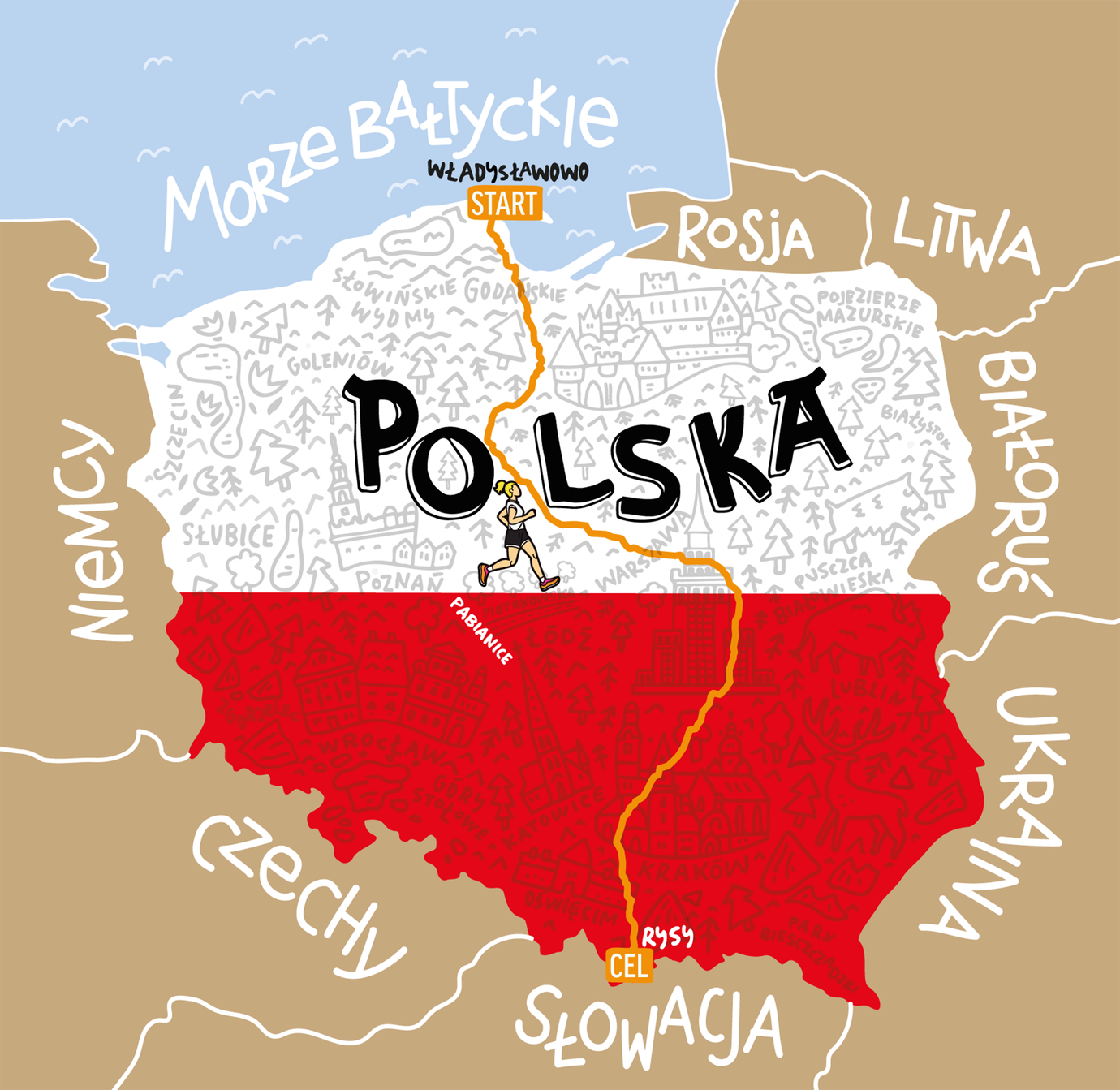 USA-Karte_Jola_rennt