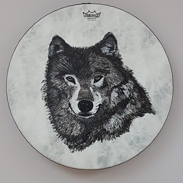 Wolf Shamanic Drum
