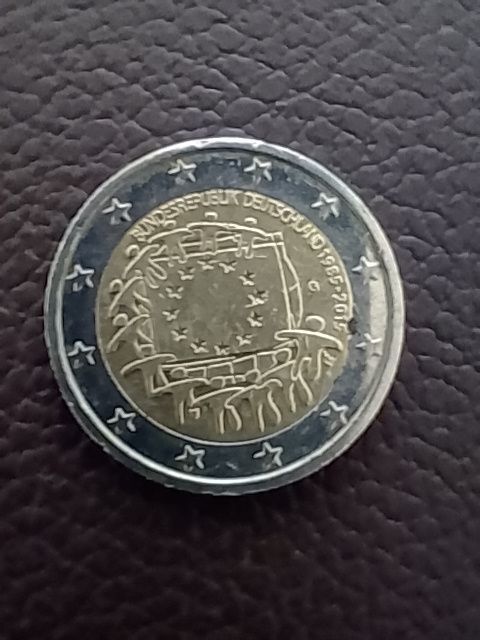 2 Euro Münzen Bundesrepublik Deutschland 1985-2015 Vorderseite