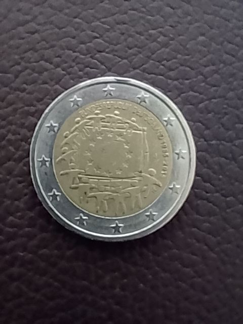 2 Euro Münze 1985-2015 J Bundesrepublik Deutschland Rückseite