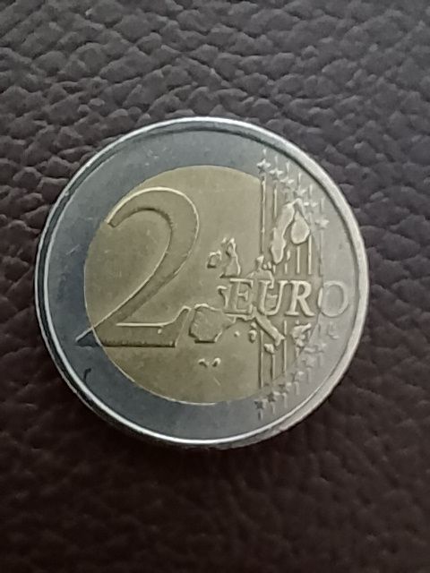 2 Euro Münze 2002 Griechenland Europa auf dem Stier Vorderseite
