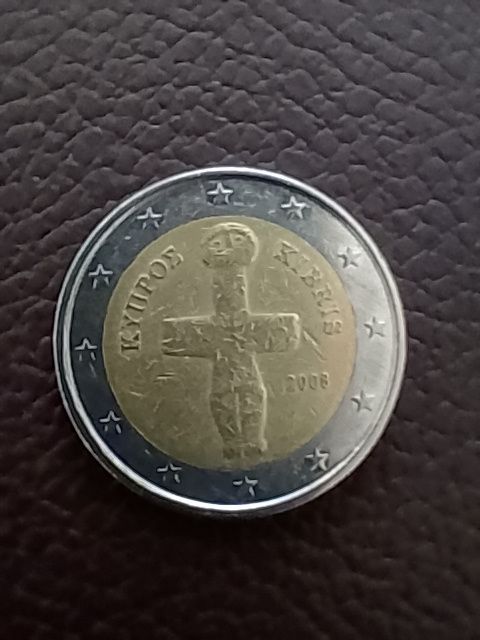 2 Euro Münze KIBRIS Zypern 2008