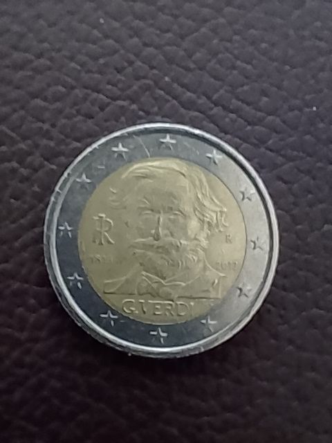 2 Euro Münze Italien G. Verdi 2013