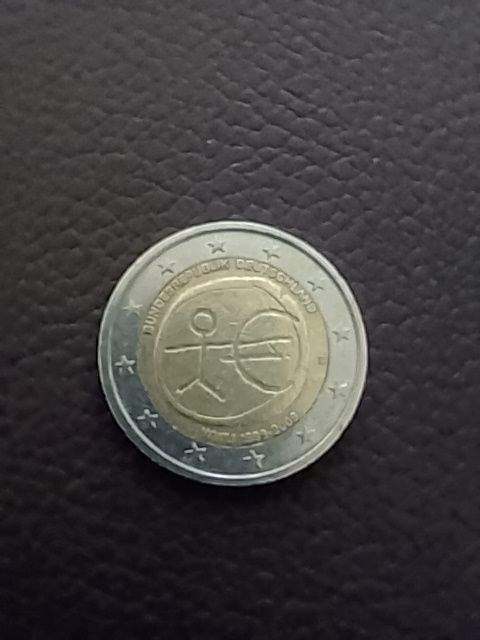 2 Euro Münze I2007 F Römische Verträge 50 Jahre Bundesrepublik Deutschland Vorderseite