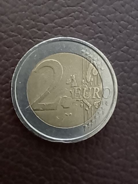 2 Euro Münze 2002 Italien Dante Alighieri Vorderseite